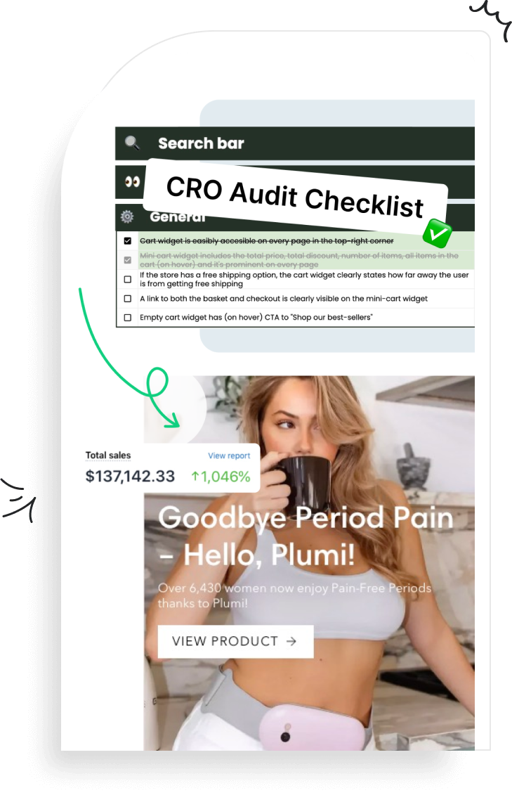 CRO Checklist Hero mobile